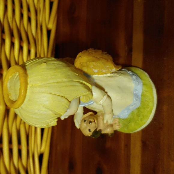 Vintage Rare Tender Times Figurines Angel With Dog Figurine - Picture 5 of 6